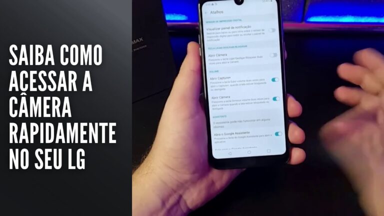 Saiba como acessar a câmera rapidamente no seu LG Saiba como acessar a câmera rapidamente no seu LG