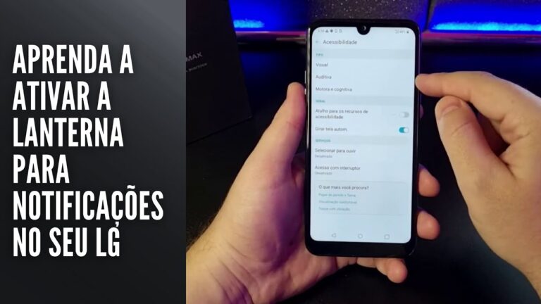 Aprenda a ativar a lanterna para notificações no seu LG