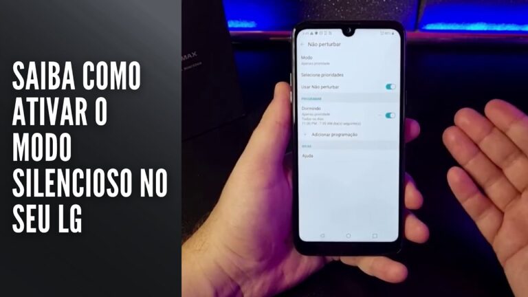 Saiba como ativar o modo silencioso no seu LG