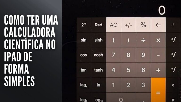 Como Ter uma Calculadora Científica no iPad de Forma Simples