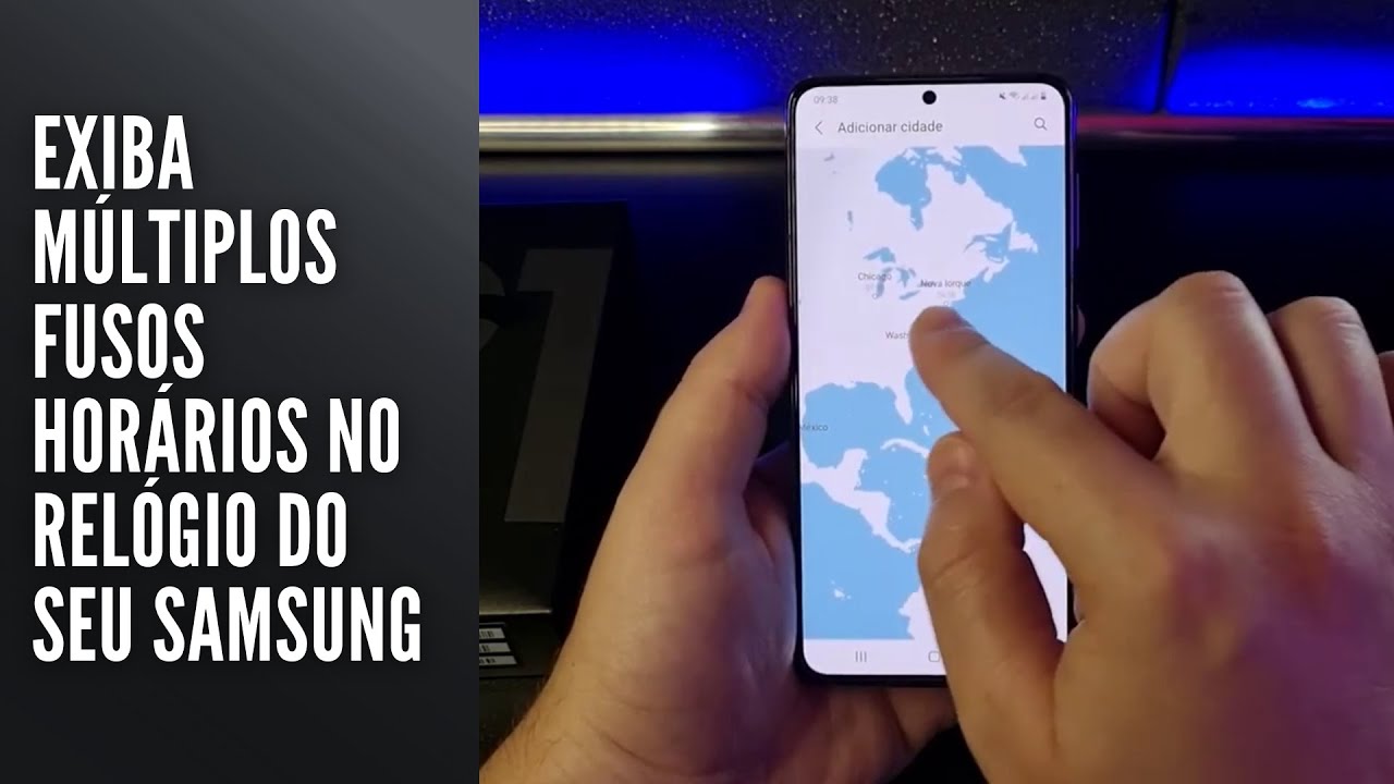 Exiba múltiplos fusos horários no relógio do seu Samsung Exiba múltiplos fusos horários no relógio do seu Samsung