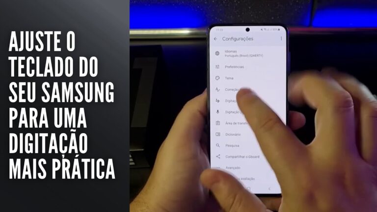 Ajuste o teclado do seu Samsung para uma digitação mais prática