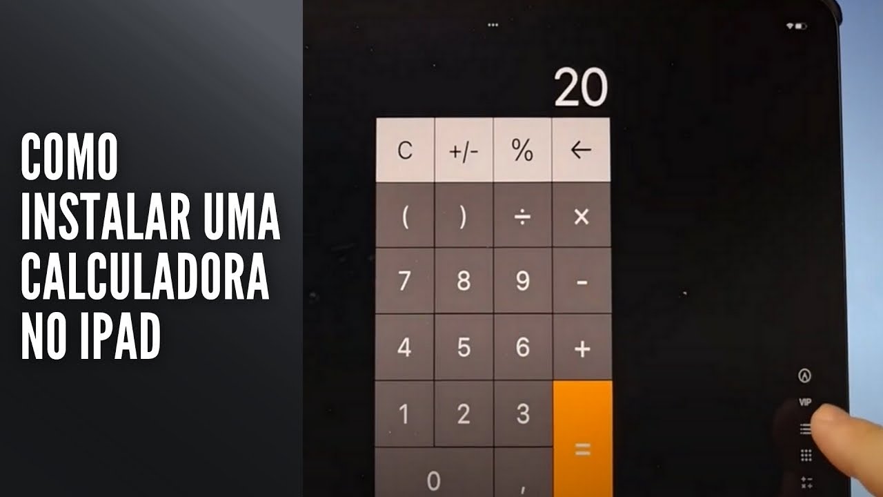 Como Instalar uma Calculadora no iPad