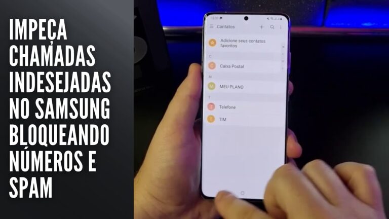 Impeça chamadas indesejadas no Samsung bloqueando números e spam