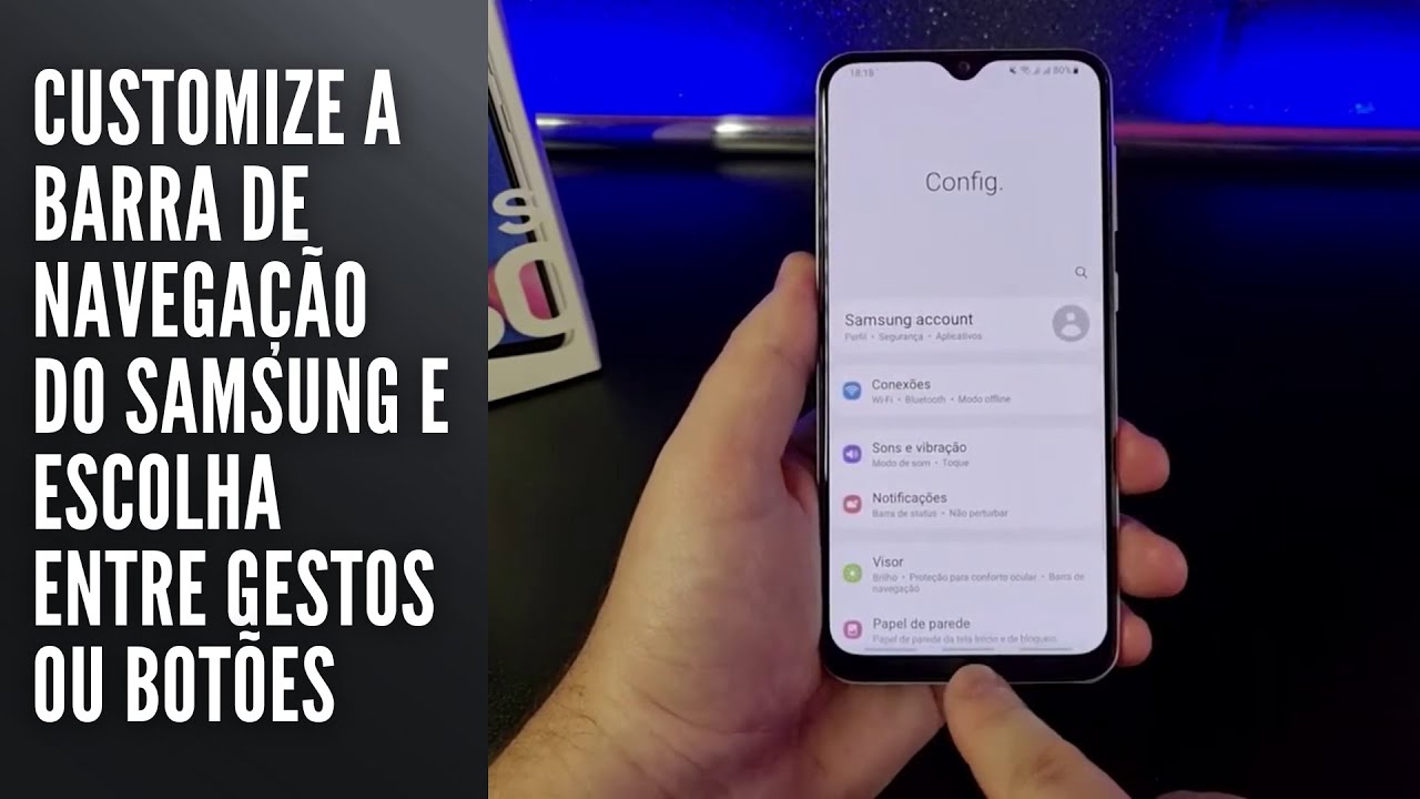 Customize a barra de navegação do Samsung e escolha entre gestos ou botões Customize a barra de navegação do Samsung e escolha entre gestos ou botões