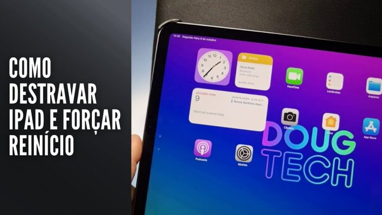 Como Destravar iPad e Forçar Reinício