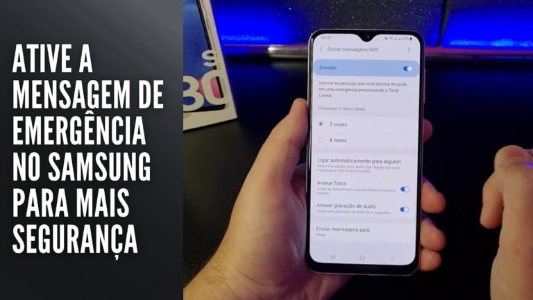Ative a mensagem de emergência no Samsung para mais segurança Ative a mensagem de emergência no Samsung para mais segurança