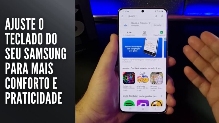 Ajuste o teclado do seu Samsung para mais conforto e praticidade Ajuste o teclado do seu Samsung para mais conforto e praticidade