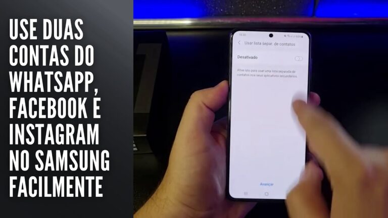 Use duas contas do WhatsApp, Facebook e Instagram no Samsung facilmente