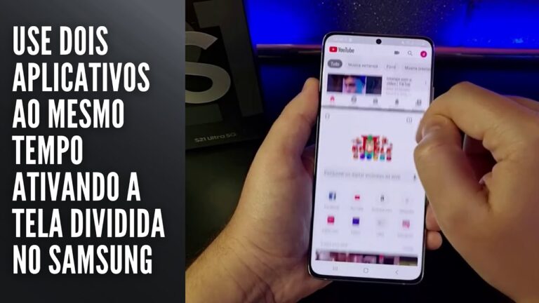 Use dois aplicativos ao mesmo tempo ativando a tela dividida no Samsung