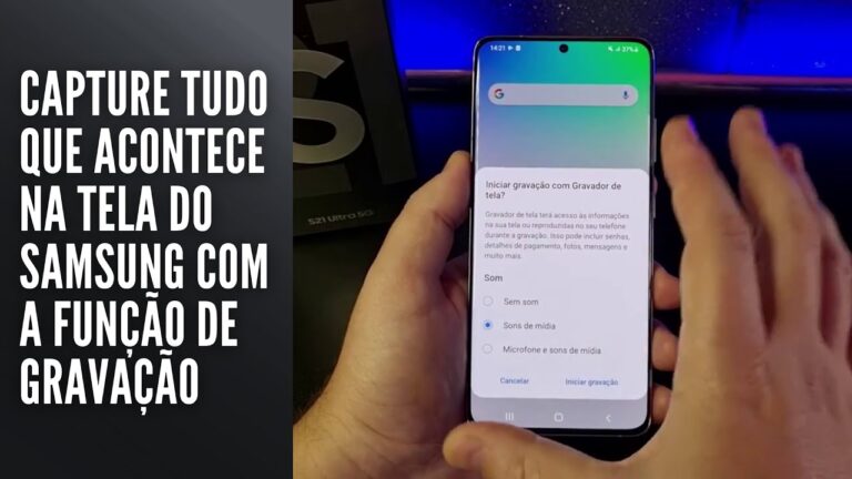 Capture tudo que acontece na tela do Samsung com a função de gravação Capture tudo que acontece na tela do Samsung com a função de gravação
