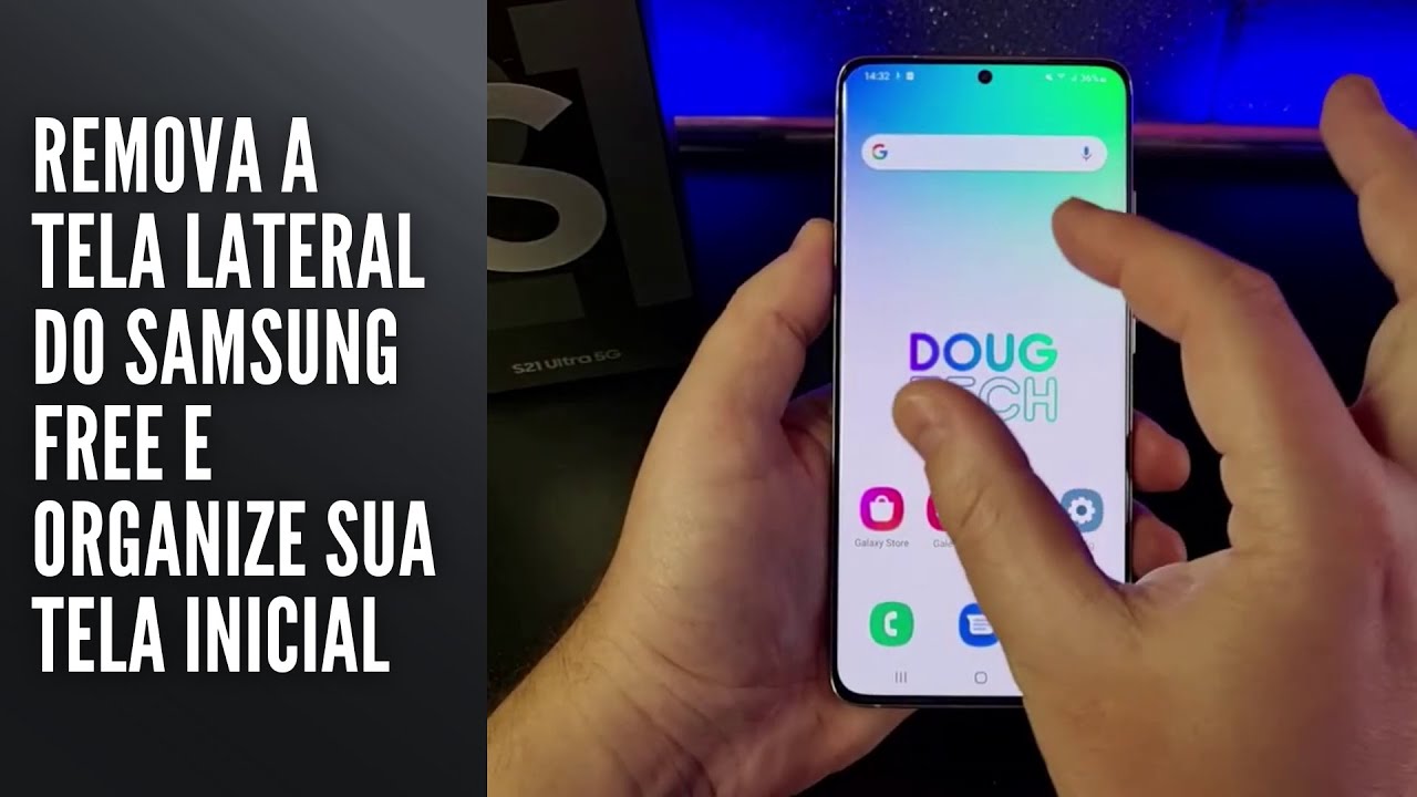 Remova a tela lateral do Samsung Free e organize sua tela inicial Remova a tela lateral do Samsung Free e organize sua tela inicial