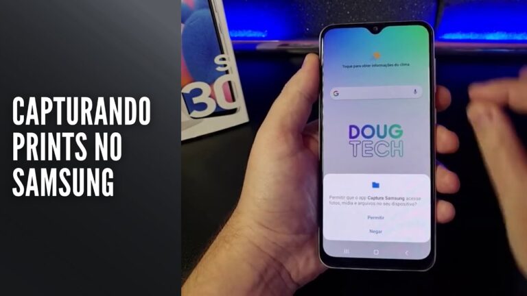 Capturando prints da TELA no Samsung