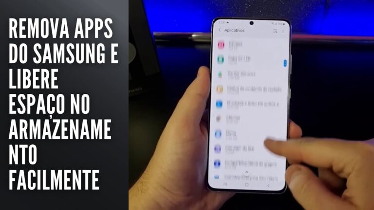 Remova apps do Samsung e libere espaço no armazenamento facilmente