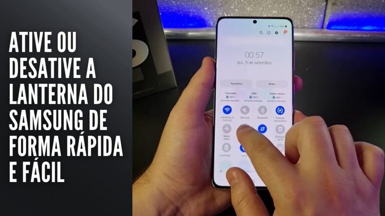Ative ou desative a lanterna do Samsung de forma rápida e fácil