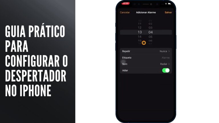 Guia Prático para Configurar o Despertador no iPhone