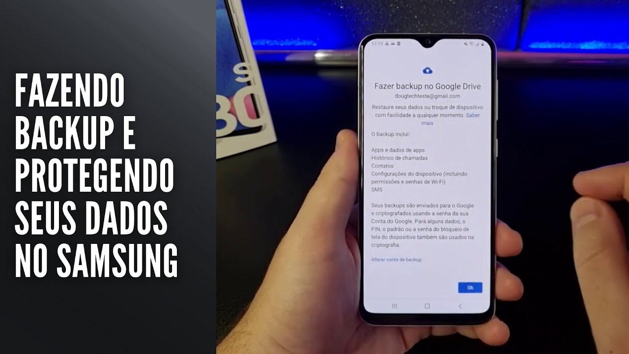 Fazendo backup e protegendo seus dados no Samsung