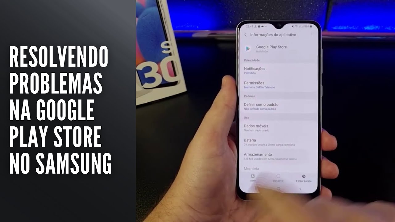 Resolvendo problemas na Google Play Store no Samsung Resolvendo problemas na Google Play Store no Samsung