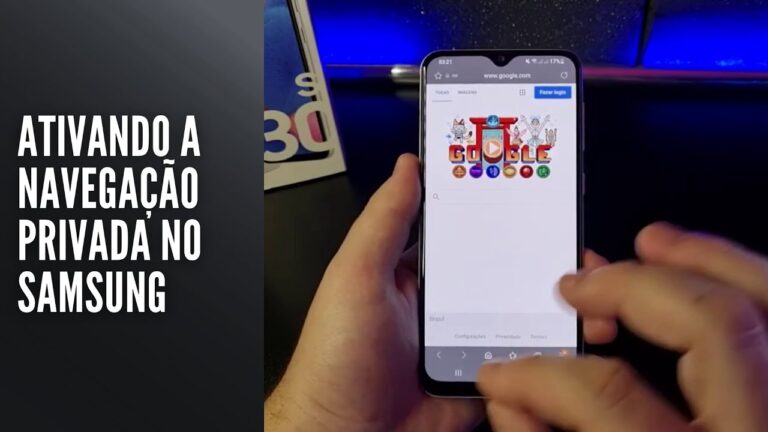Ativando a navegação privada no Samsung