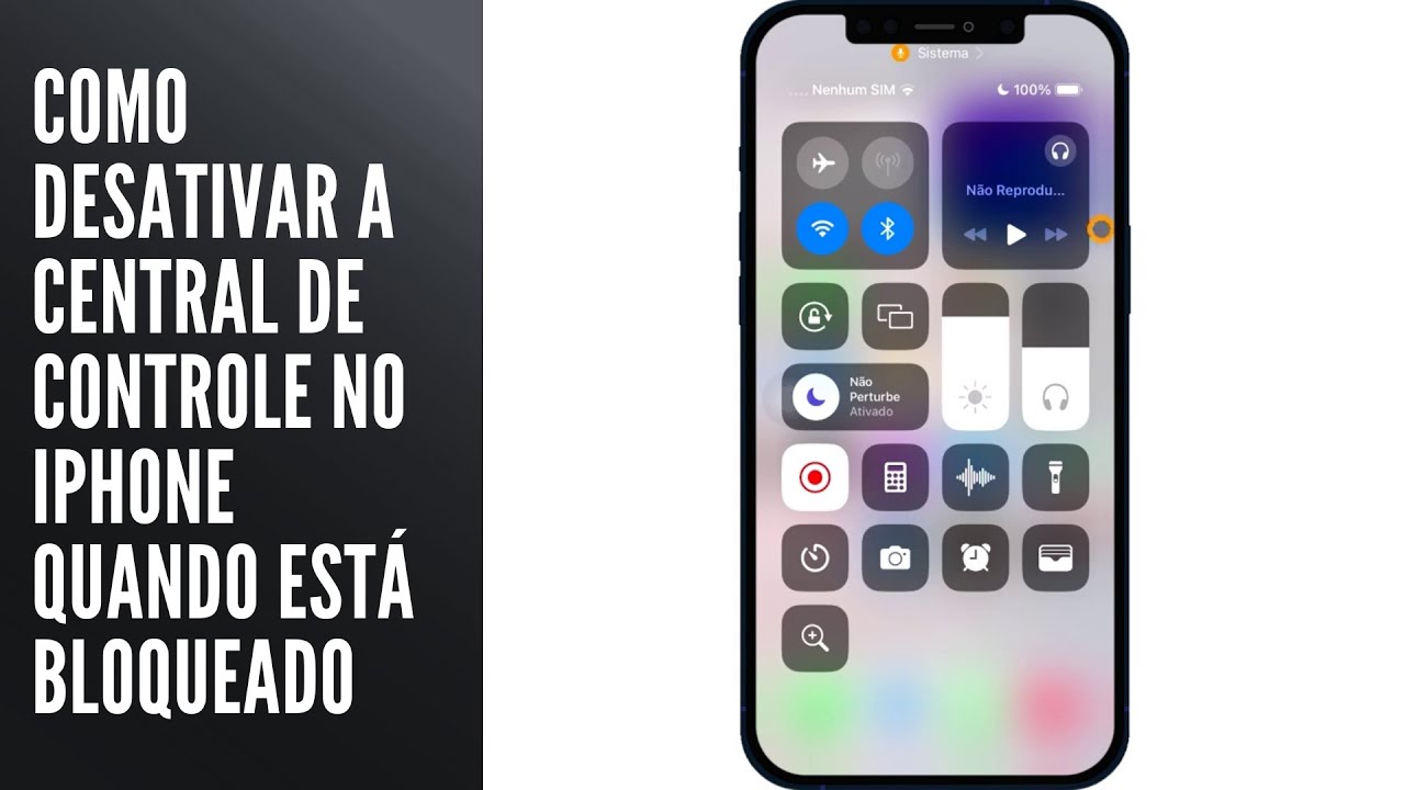 Como Desativar a Central de Controle no iPhone Quando Está Bloqueado