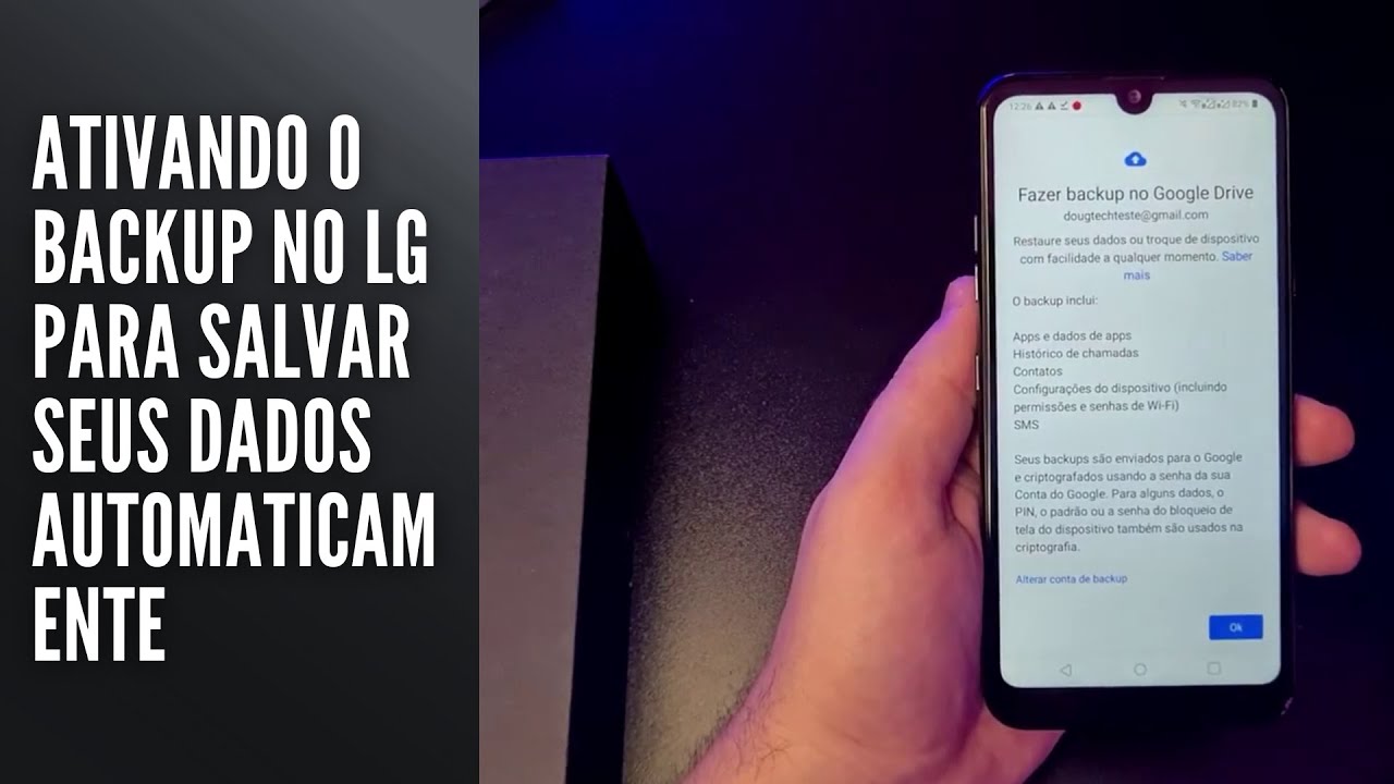 Ativando o backup no LG para salvar seus dados automaticamente Ativando o backup no LG para salvar seus dados automaticamente