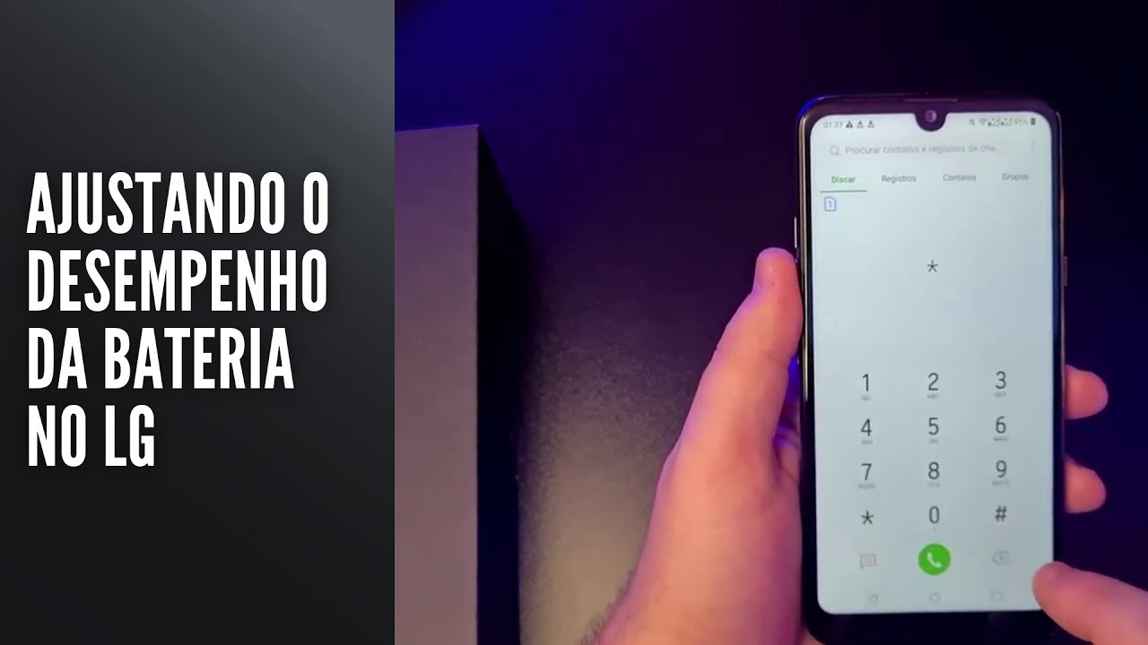 Ajustando o desempenho da bateria no LG