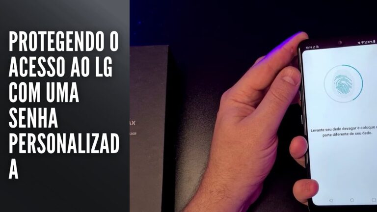 Protegendo o acesso ao LG com uma senha personalizada