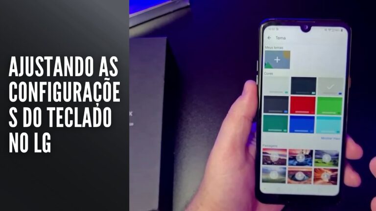 Ajustando as configurações do teclado no LG