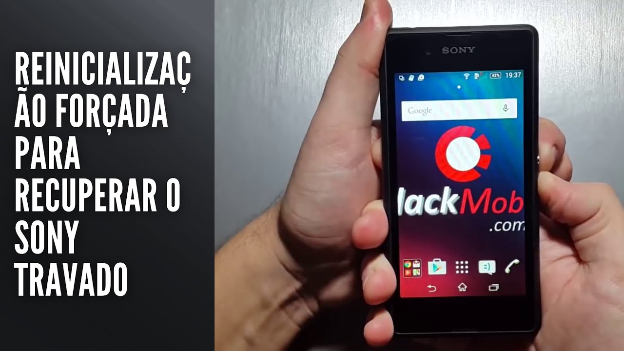 Reinicialização forçada para recuperar o Sony travado