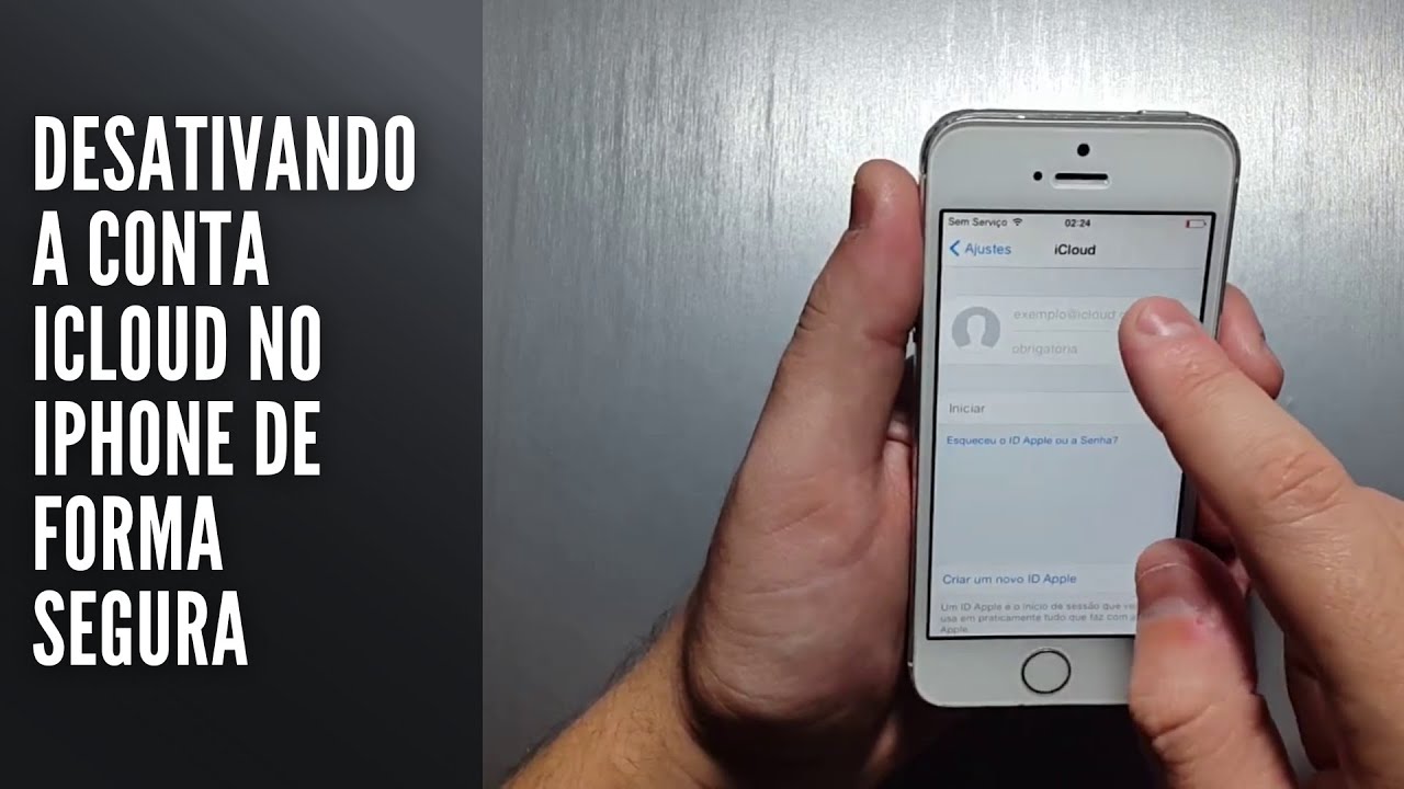 Desativando a conta iCloud no iPhone de forma segura