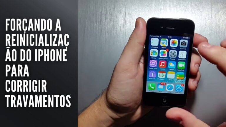 Forçando a reinicialização do iPhone para corrigir travamentos