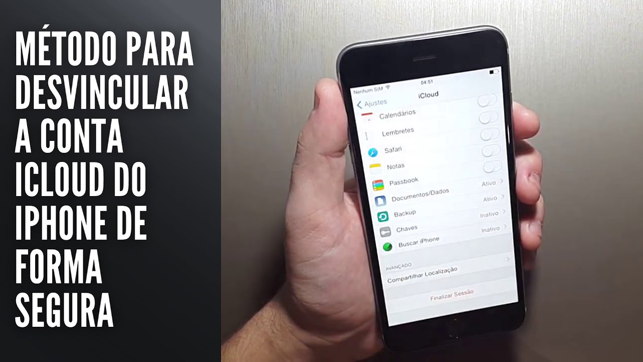 Método para desvincular a conta iCloud do iPhone de forma segura