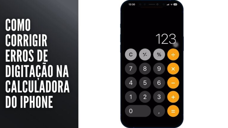 Como Corrigir Erros de Digitação na Calculadora do iPhone