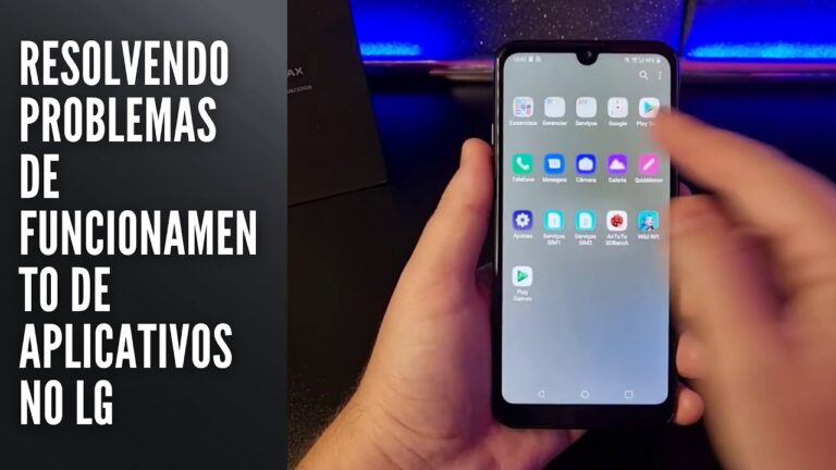 Resolvendo problemas de funcionamento de aplicativos no LG