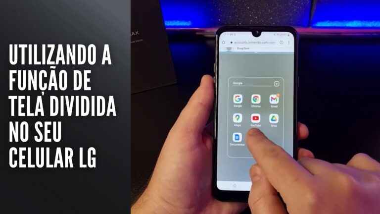 Utilizando a função de tela dividida no seu celular LG