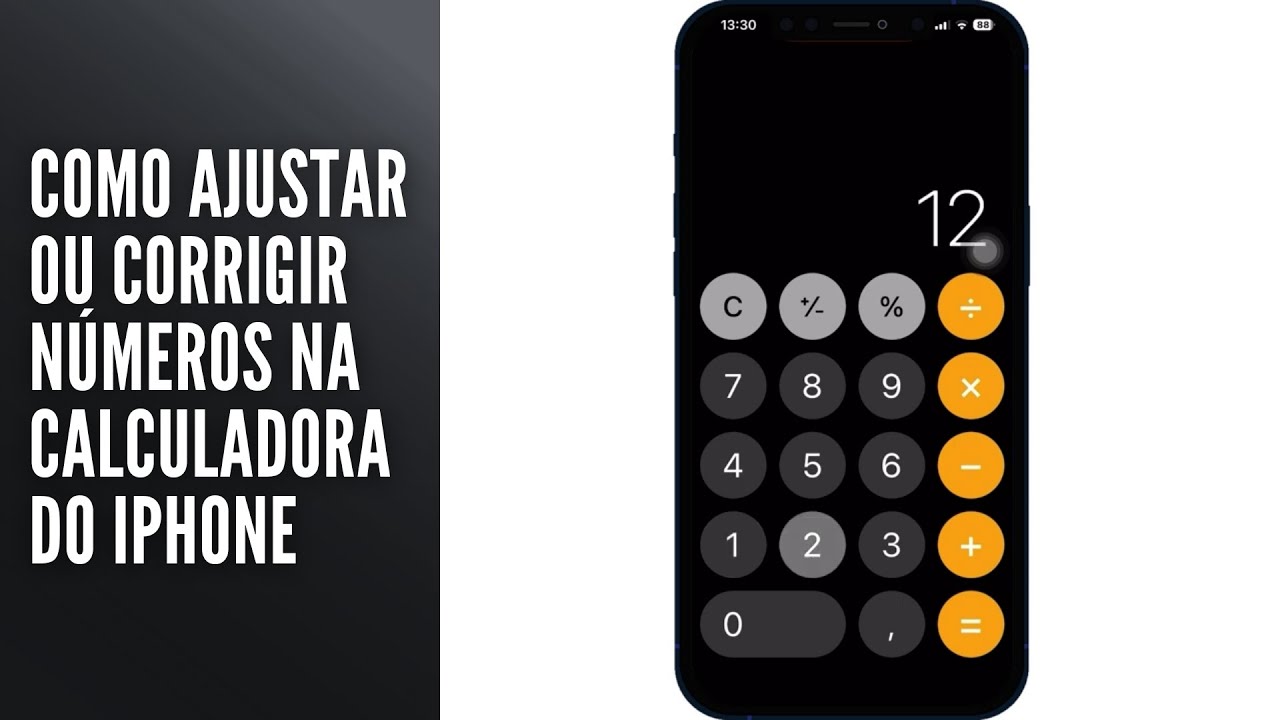 Como CORRIGIR NÚMEROS na Calculadora do iPhone