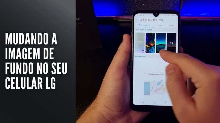Mudando a imagem de fundo no seu celular LG