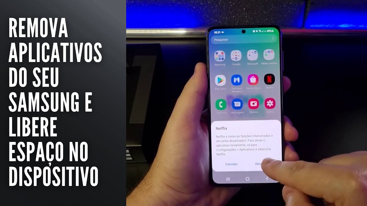 Remova aplicativos do seu Samsung e libere espaço no dispositivo