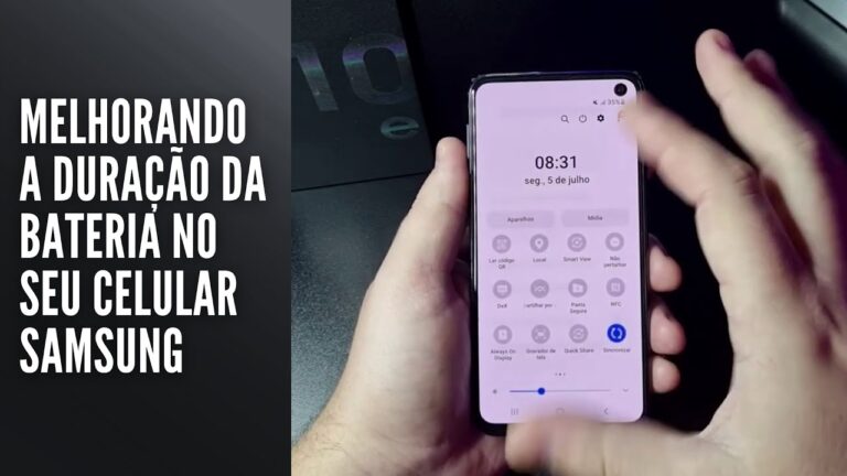 Melhorando a duração da bateria no seu celular Samsung