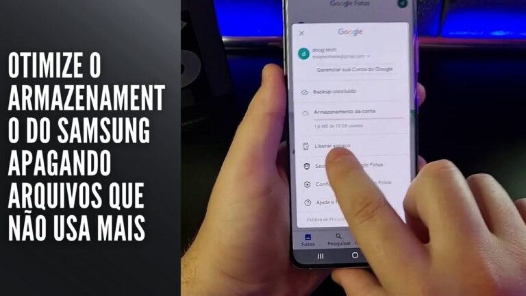 Otimize o armazenamento do Samsung apagando arquivos que não usa mais
