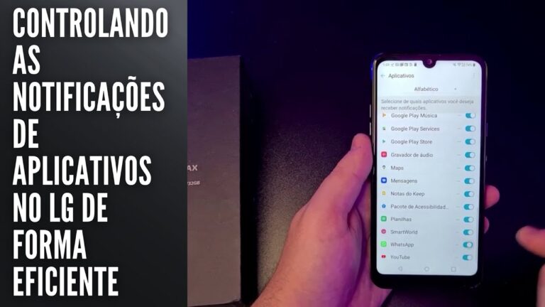 Controlando as notificações de aplicativos no LG de forma eficiente