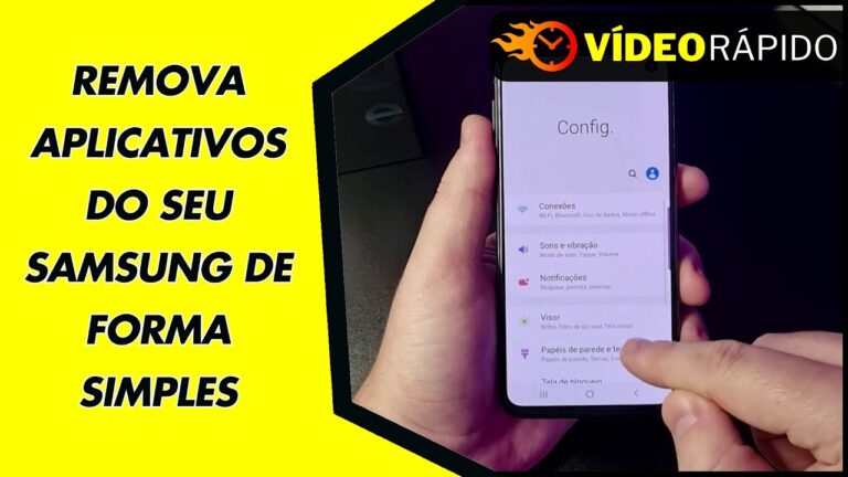 REMOVA APLICATIVOS DO SEU SAMSUNG DE FORMA SIMPLES