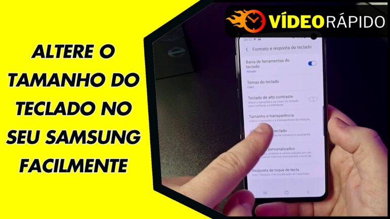 ALTERE O TAMANHO DO TECLADO NO SEU SAMSUNG FACILMENTE