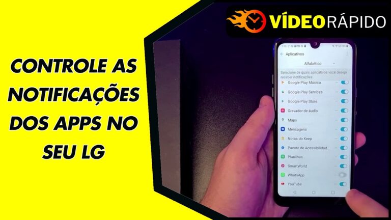CONTROLE AS NOTIFICAÇÕES DOS APPS NO SEU LG