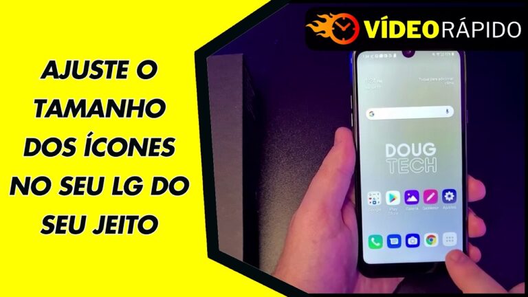AJUSTE O TAMANHO DOS ÍCONES NO SEU LG DO SEU JEITO