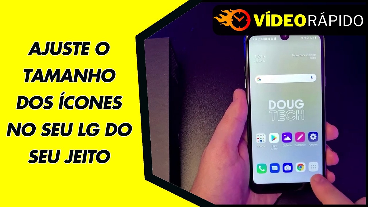 AJUSTE O TAMANHO DOS ÍCONES NO SEU LG DO SEU JEITO