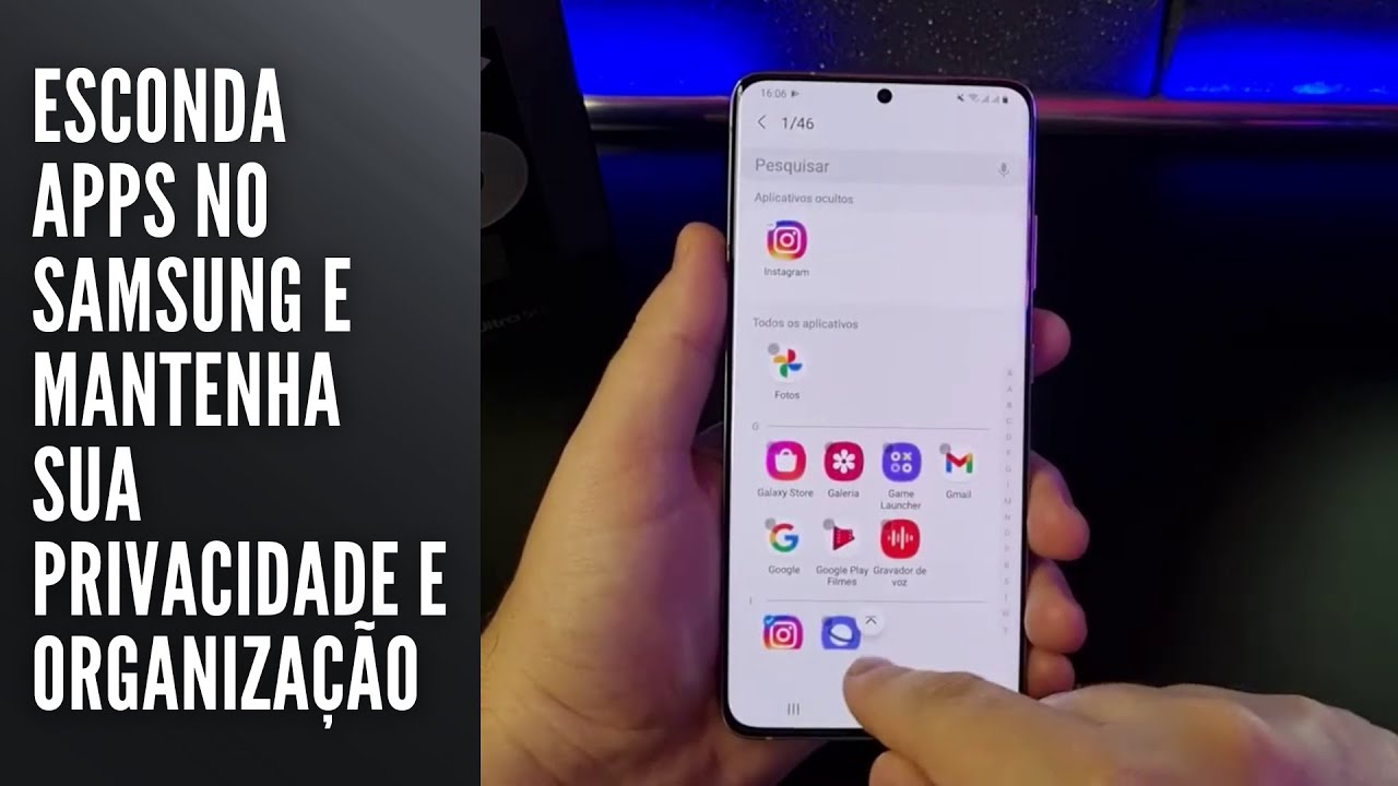 Esconda apps no Samsung e mantenha sua privacidade e organização