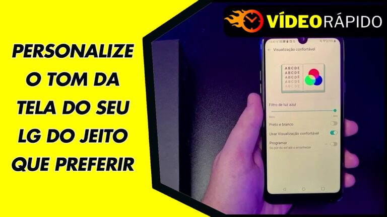 PERSONALIZE O TOM DA TELA DO SEU LG DO JEITO QUE PREFERIR