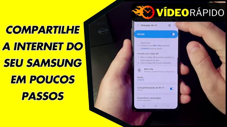 COMPARTILHE A INTERNET DO SEU SAMSUNG EM POUCOS PASSOS