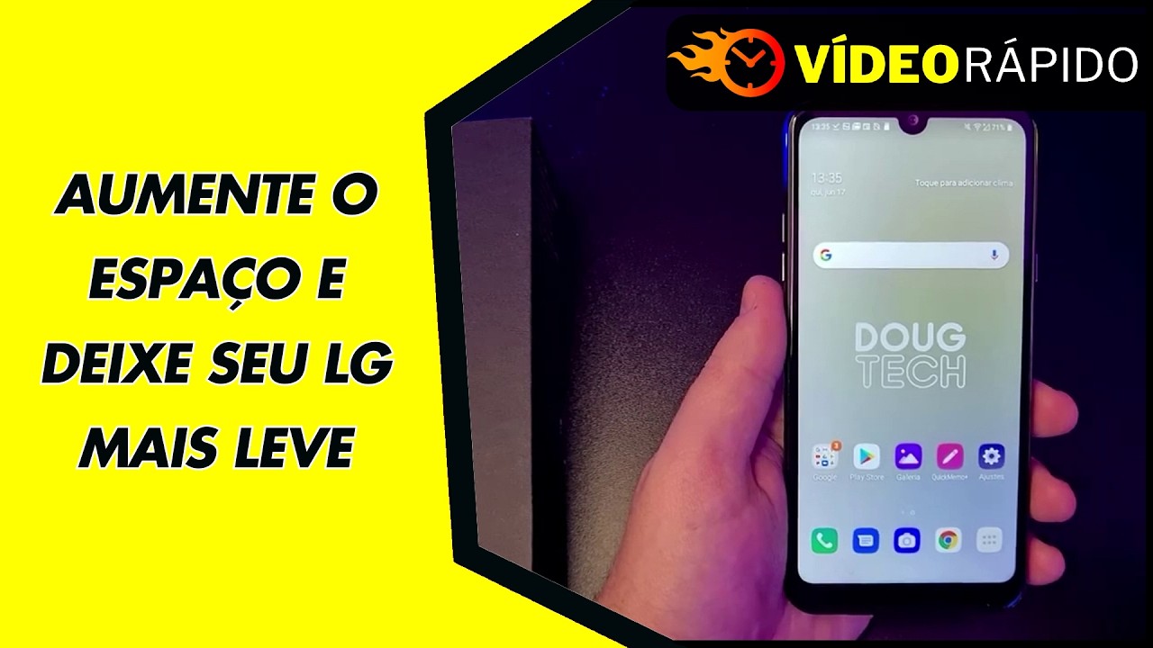 AUMENTE O ESPAÇO E DEIXE SEU LG MAIS LEVE